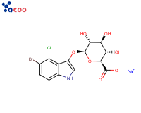 5-溴-4-氯-3-吲哚基β-D-葡萄糖醛酸苷钠盐
