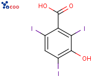 3-Hydroxy-2,4,6-triiodobenzoic acid
