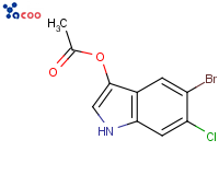 5-Bromo-6-chloro-3-indolyl acetate
