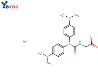 N-[[bis[4-(dimethylamino)phenyl]amino]carbonyl]glycine sodium salt
