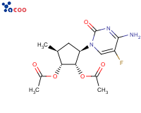2',3'-Di-O-acetyl-5'-deoxy-5-fuluro-D-cytidine

