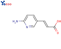 (2E)-3-(6-氨基-3-吡啶基)-2-丙烯酸
