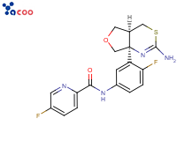 N-[3-[(4AS,7AS)-2-氨基-4A,5-二氢-4H-呋喃并[3,4-D][1,3]噻嗪-7A(7H)-基]-4-氟苯基]-5-氟-2-吡啶甲酰胺
