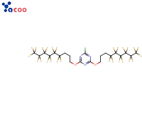 F26 CDMT, 2-Chloro-4,6-bis(4,4,5,5,6,6,7,7,8,8,9,9,9-tridecafluorononyloxy)-1,3,5-triazine
