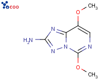 5,8-二甲氧基-[1,2,4]三唑并[1,5-C]嘧啶-2-胺
