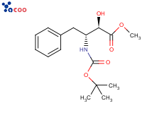 N-叔丁氧羰基-(2RS,3S)-3-氨基-2-羟基-4-苯丁酸甲酯

