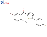 (5-溴-2-甲基苯基)[5-(对氟苯基)噻吩-2-基]甲酮
