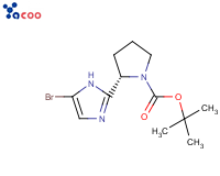 (S)-2-(5-溴-1H-咪唑-2-基)吡咯烷-1-羧酸叔丁酯
