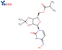 Uridine, 2',3'-O-(1-methylethylidene)-, 4-oxime, 5'-(2-methylpropanoate), (4Z)-

