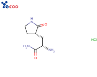 3-Pyrrolidinepropanamide, α-amino-2-oxo-, hydrochloride

