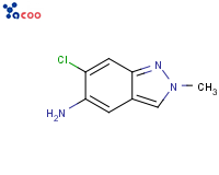 6-氯-2-甲基-2H-吲唑-5-胺
