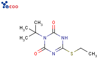 1,3,5-Triazine-2,4(1H,3H)-dione, 3-(1,1-dimethylethyl)-6-(ethylthio)-
