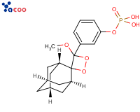 3-(2-Spiroadamantane)-4-methoxy-4-(3-phosphoryloxy)phenyl-1,2-dioxetane
