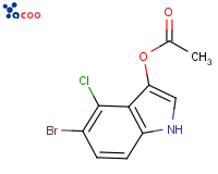 5-Bromo-4-chloro-3-indolyl acetate
