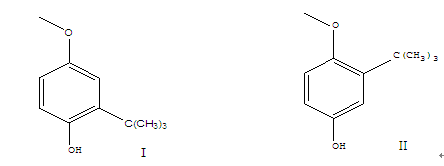 25013-16-5_丁基羟基茴香醚(bha)的制作方法  cas:25013-16-5, 化学式