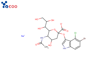 5-溴-4-氯-3-吲哚-α-D-N-乙酰神经氨酸钠盐