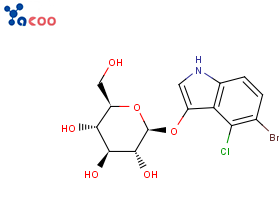 5-溴-4-氯-3-吲哚基-β-D-吡喃葡萄糖苷(X-GLU)