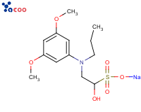 N-Ethyl-N-（2-hydrroxt-3-sulfopropyl）-3,5-dimethoxyaniline sodium salt<br/>
