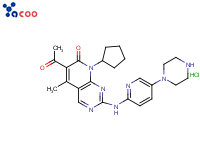 6-乙酰基-8-环戊基-5-甲基-2-[[5-(哌嗪-1-基)吡啶-2-基]氨基]-8H-吡啶并[2,3-D]嘧啶-7-酮 

