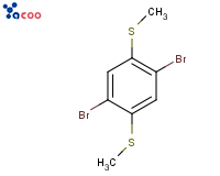 2，5-二溴-1，4-二甲硫基苯
