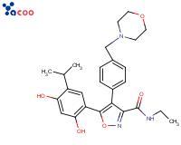 5-[2,4-二羟基-5-异丙基苯基]-N-乙基-4-[4-(4-吗啉基甲基)苯基]-3-异恶唑甲酰胺
