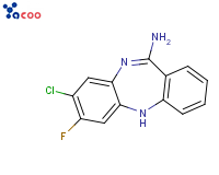 8-chloro-7-fluoro-5H-dibenzo[b,e][1,4]diazepin-11-amine hydrochloride
