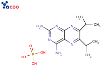 2,4-二氨基-6,7-二异丙基蝶啶磷酸盐
