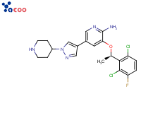 3-[(1R)-1-(2,6-二氯-3-氟苯基)乙氧基]-5-[1-(4-哌啶)-1H-吡唑-4-基]-2-吡啶胺
