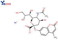 2'-(4-METHYLUMBELLIFERYL)-ALPHA-D-N-ACETYLNEURAMINIC ACID SODIUM SALT
