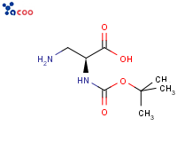 (S)-3-氨基-2-(叔丁氧羰基氨基)丙酸
