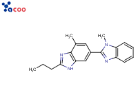 2-正丙基-4-甲基-6-(1'-甲基苯并咪唑-2-基)苯并咪唑
