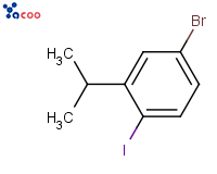 4-BroMo-1-iodo-2-isopropylbenzene
