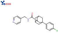 3-(4-氯苯基)-N-(4-吡啶基甲基)金刚烷-1-甲酰胺
