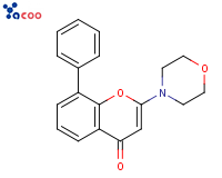 2-(4-吗啉基)-8-苯基-4H-1-苯并吡喃
