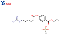甲磺酸加贝酯
