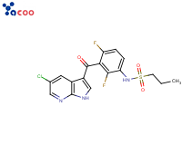 N-[3-[(5-氯-1H-吡咯并[2,3-B]吡啶-3-基)羰基]-2,4-二氟苯基]-1-丙磺酰胺;
