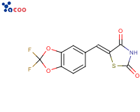 5-(2,2-二氟-苯唑[1,3]二氧-5-基亚甲基)-噻唑烷-2,4-二酮
