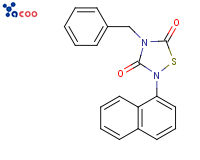 4-苄基-2-(萘-1-基)-[1,2,4]噻二唑烷-3,5-二酮
