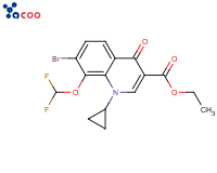 7-溴-1-环丙基-8-二氟甲氧基-1,4-二氢-4-氧代喹啉-3-羧酸乙酯
