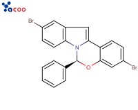 (6S)-3,10-Dibromo-6-phenyl-6H-indolo[1,2-c][1,3]benzoxazine
