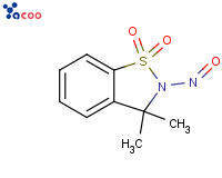 1,2-苯并异噻唑-2,3-二氢-3,3-二甲基-2-亚硝基-1,1-二氧化物
